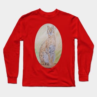 African Wild Cat Long Sleeve T-Shirt